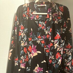 EVRI Tie Front Blouse Size 2X